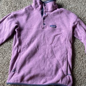Patagonia women’s 1/4 button up sweater